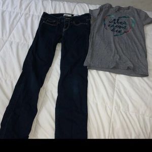 Girls Abercrombie lot sz14 skinny jeans